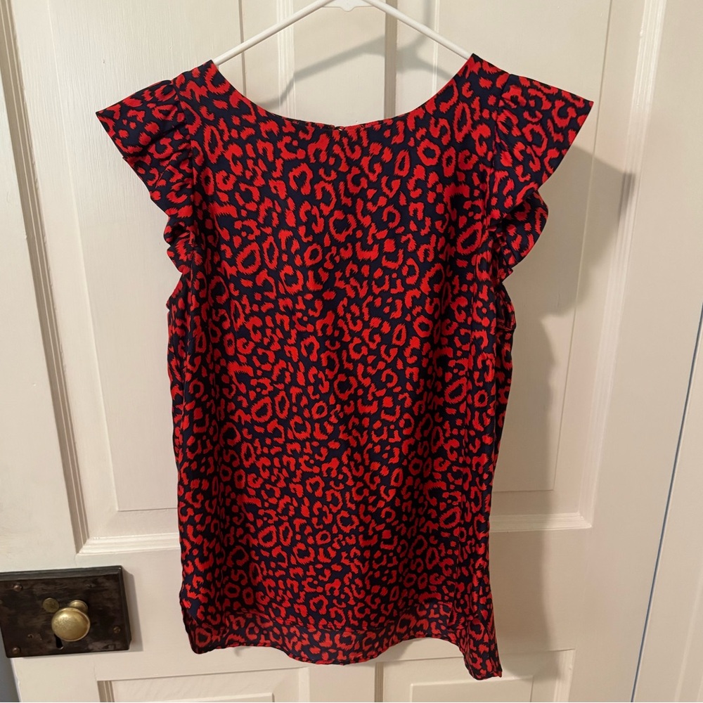 Elizabeth McKay size 4 silk top